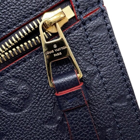 LOUIS VUITTON Sully Size PM Monogram Empreinte Leather Marine Rouge M54195 - Picture 7 of 16